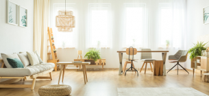 25 Inspirasi Desain Ruang Tamu Gaya Danish